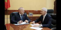 Спикер Брянской областной Думы Суббот встретился с депутатом Госдумы Матыциным - Знамя Труда