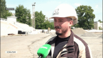 В Брянске в Володарском районе продолжается реконструкция стадиона